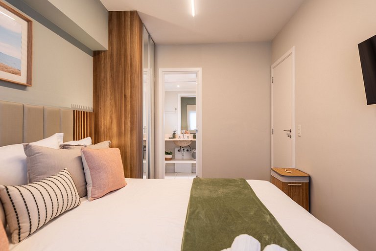 A5/104-Apto Einstein para 6 pessoas com cama King