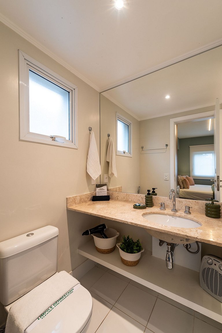 A5/104-Apto Einstein para 6 pessoas com cama King