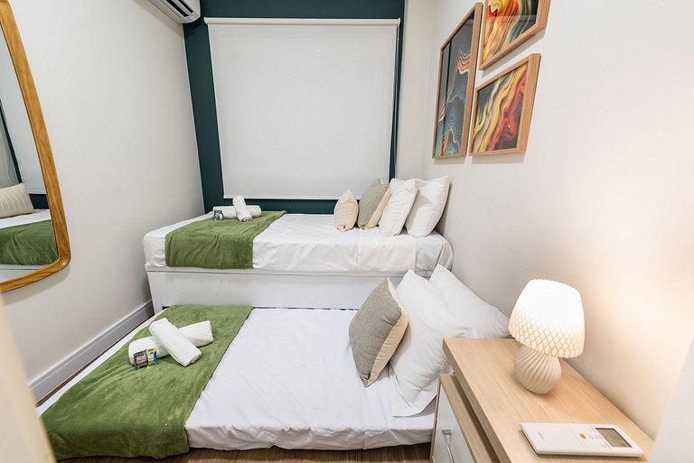 A5/104-Apto Einstein para 6 pessoas com cama King