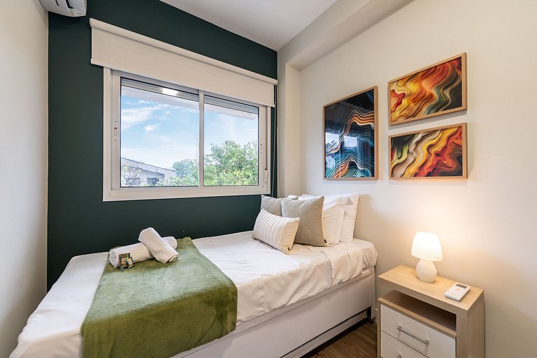 A5/104-Apto Einstein para 6 pessoas com cama King