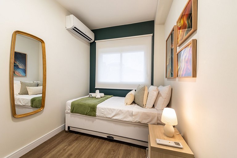 A5/104-Apto Einstein para 6 pessoas com cama King