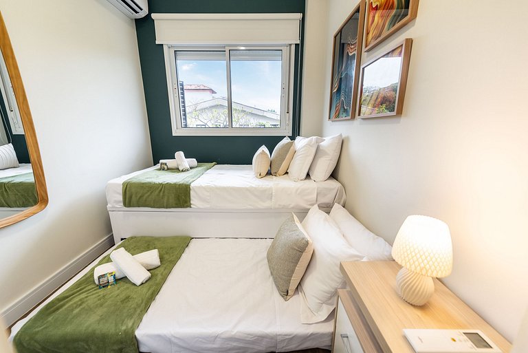 A5/104-Apto Einstein para 6 pessoas com cama King