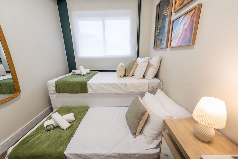 A5/104-Apto Einstein para 6 pessoas com cama King