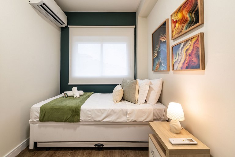 A5/104-Apto Einstein para 6 pessoas com cama King