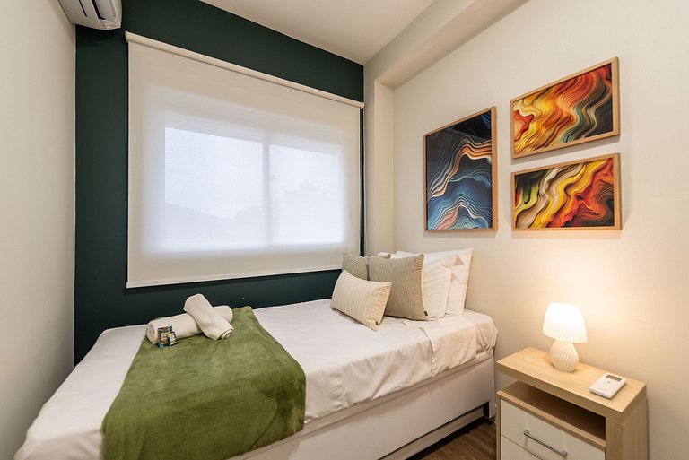 A5/104-Apto Einstein para 6 pessoas com cama King