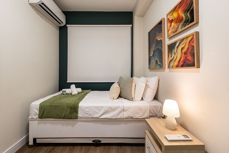 A5/104-Apto Einstein para 6 pessoas com cama King