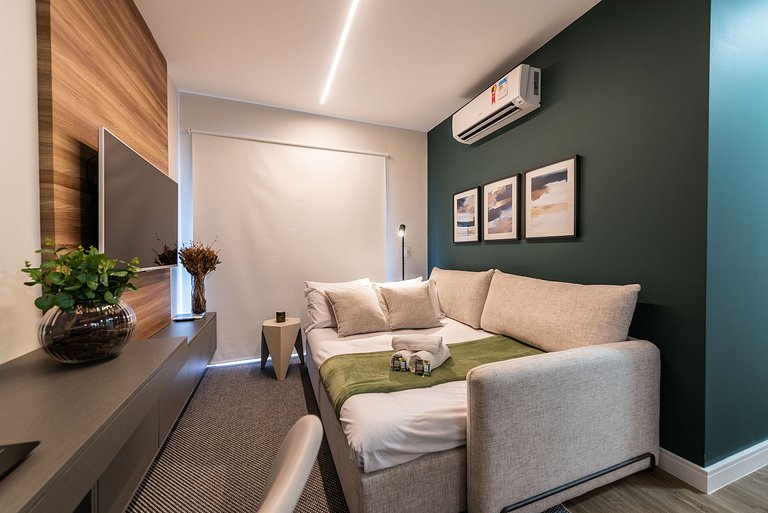 A5/104-Apto Einstein para 6 pessoas com cama King