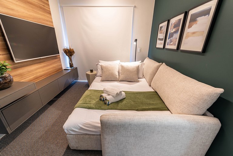 A5/104-Apto Einstein para 6 pessoas com cama King