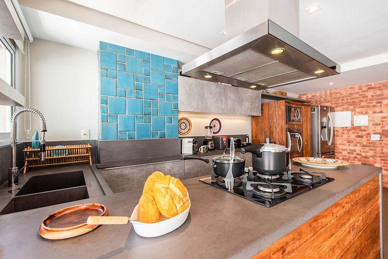 A6/409-Duplex Premium c/Jacuzzi, Churrasqueira, Ar