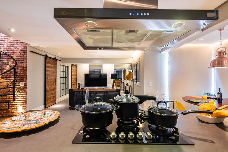 A6/409-Duplex Premium c/Jacuzzi, Churrasqueira, Ar