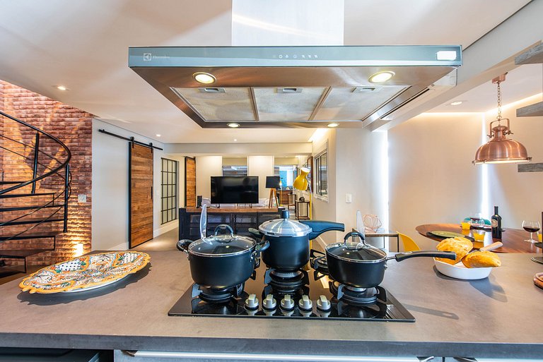 A6/409-Duplex Premium c/Jacuzzi, Churrasqueira, Ar