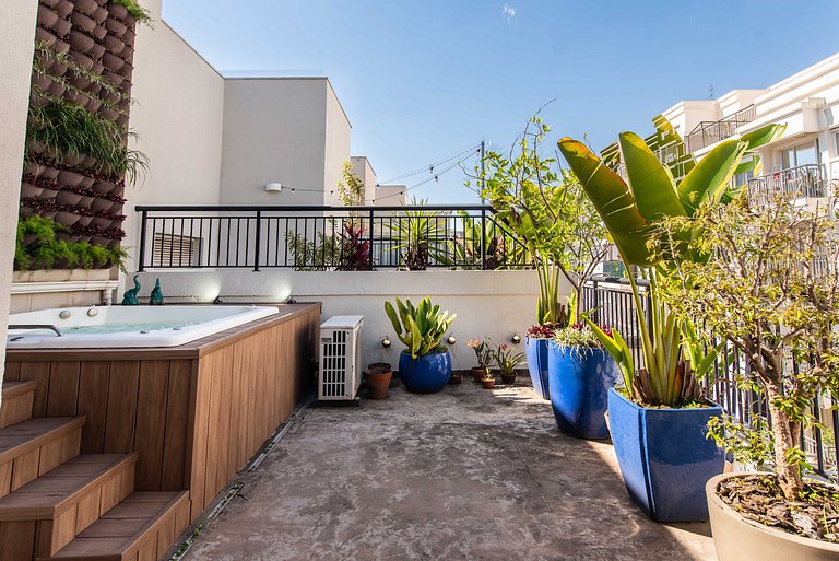 A6/409-Duplex Premium c/Jacuzzi, Churrasqueira, Ar