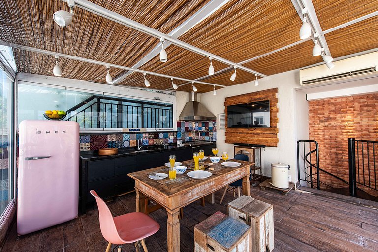 A6/409-Duplex Premium c/Jacuzzi, Churrasqueira, Ar