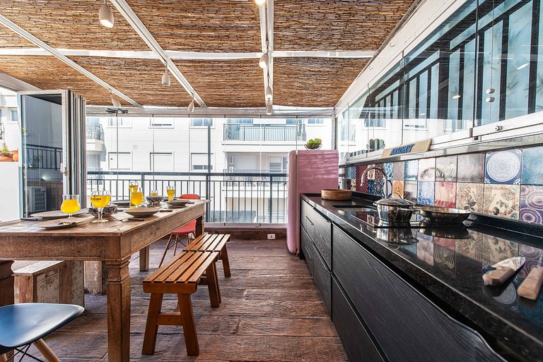 A6/409-Duplex Premium c/Jacuzzi, Churrasqueira, Ar