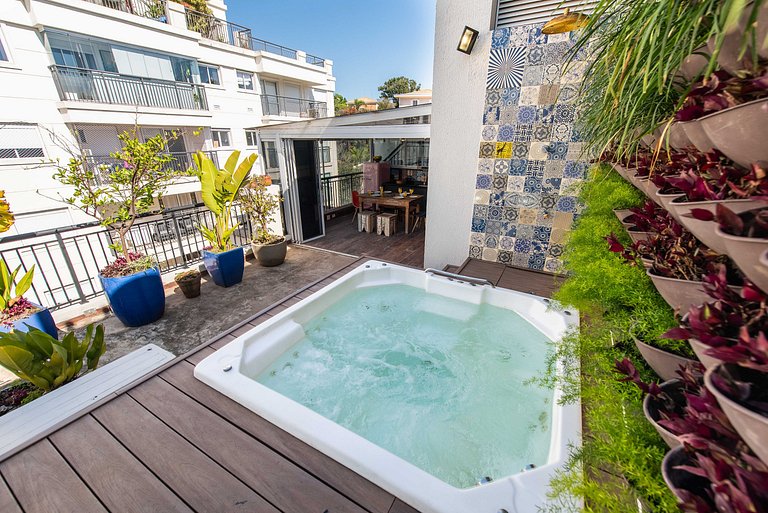 A6/409-Duplex Premium c/Jacuzzi, Churrasqueira, Ar