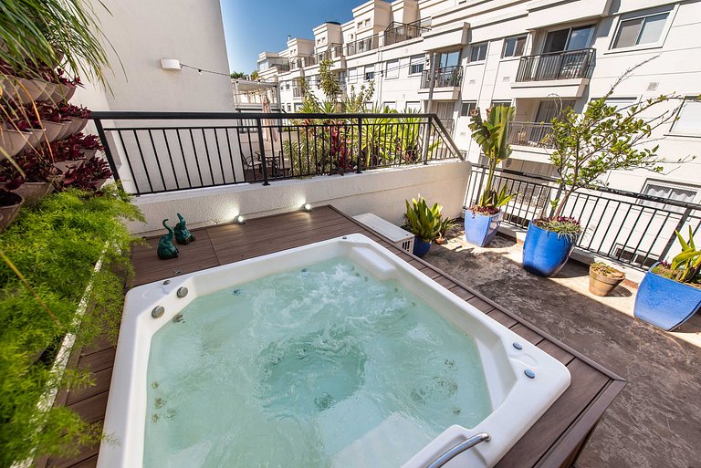 A6/409-Duplex Premium c/Jacuzzi, Churrasqueira, Ar