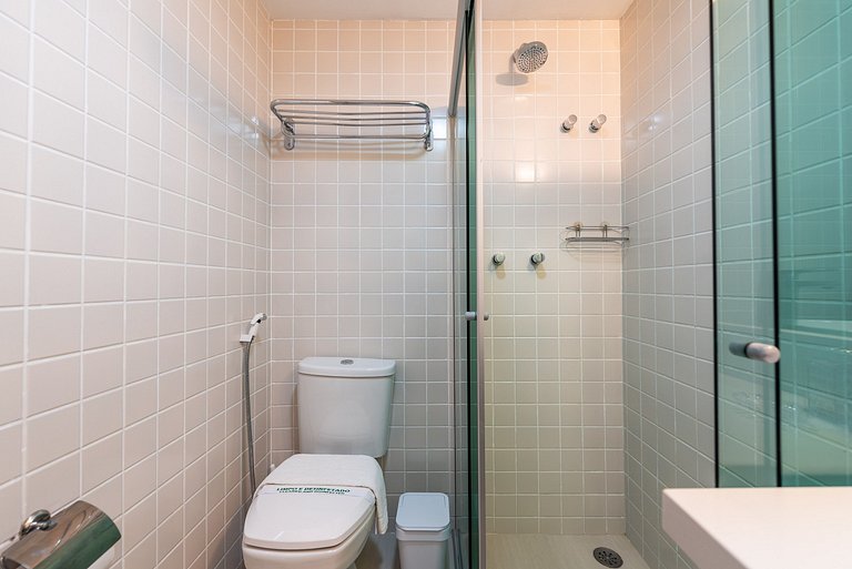 MM/1204-Flat 2Q com Ar+Vaga Grátis Perto Congonhas