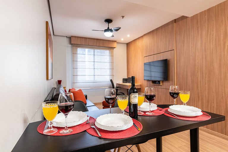 MM/1204-Mercure Times Square com 2 quartos+Vaga+Ar