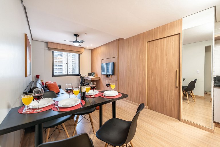 MM/1204-Mercure Times Square com 2 quartos+Vaga+Ar