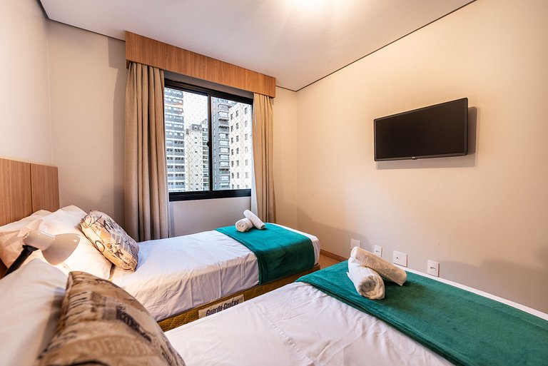 MM/1204-Mercure Times Square com 2 quartos+Vaga+Ar