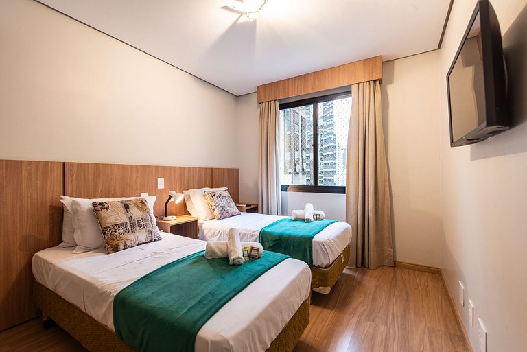 MM/1204-Flat 2Q Mercure Moema Próx. Congonhas