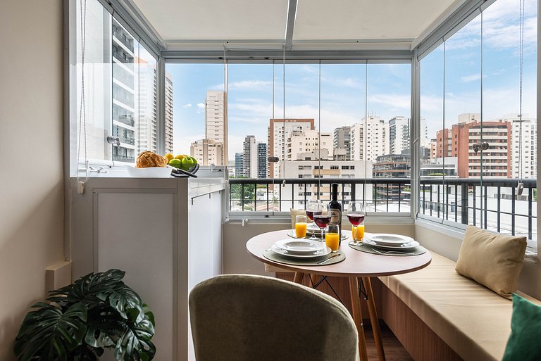 VB/612-2 min Faria Lima+Quarto pvt+A/C+Lava&Seca