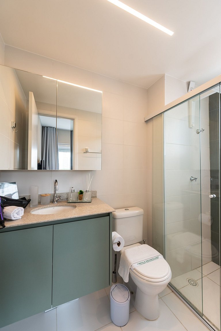 VB/612-2 min Faria Lima+Quarto pvt+A/C+Lava&Seca