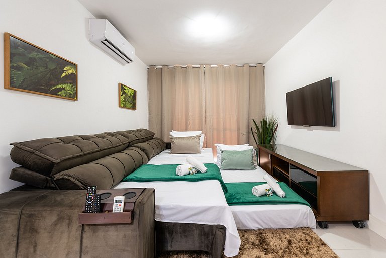 M1/103- 2Q Casal+Vaga+WiFi p/ 6P MorumBIS&Einsten