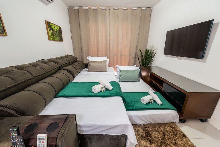M1/103- 2Q Casal+Vaga+WiFi p/ 6P MorumBIS&Einsten
