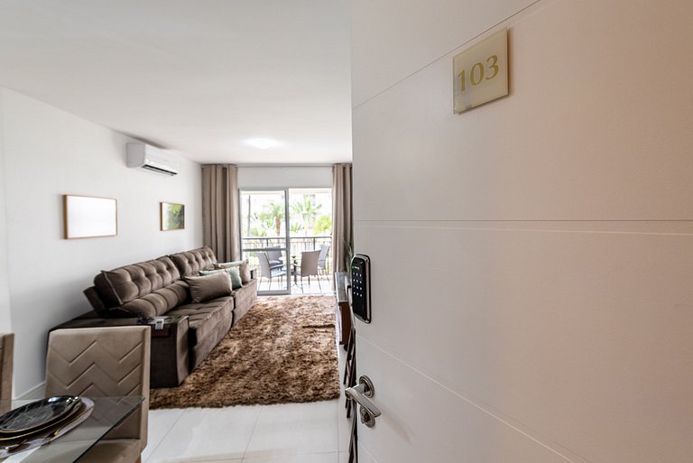M1/103- 2Q Casal+Vaga+WiFi p/ 6P MorumBIS&Einsten