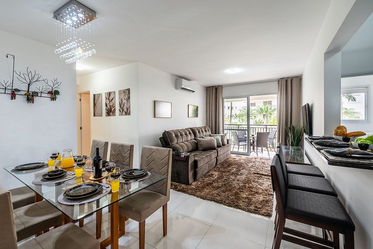 M1/103-Apto Einstein para 6 pessoas com cama King