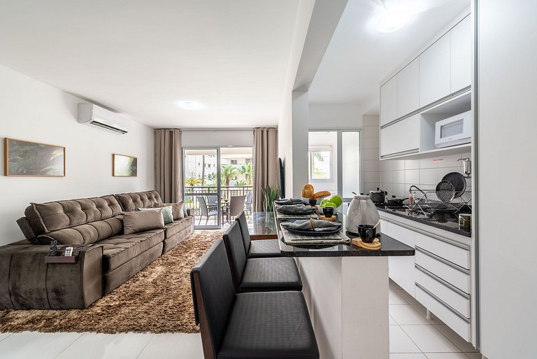 M1/103-Apto Einstein para 6 pessoas com cama King