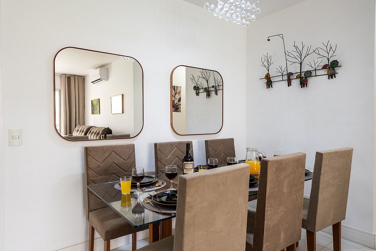 M1/103-Apto Einstein para 6 pessoas com cama King