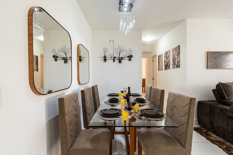 M1/103- 2Q Casal+Vaga+WiFi p/ 6P MorumBIS&Einsten