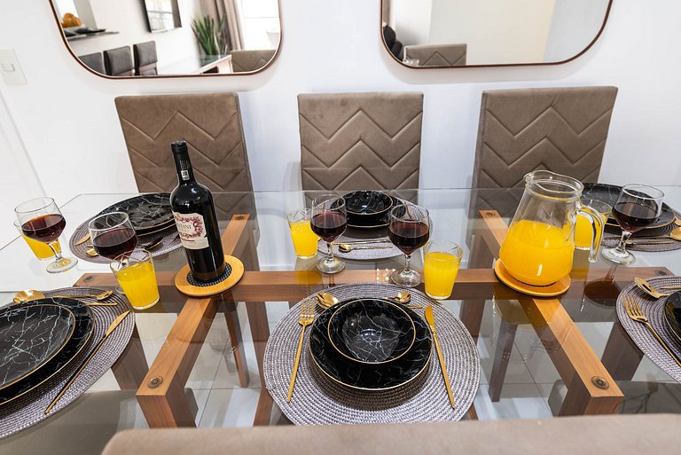 M1/103-Apto Einstein para 6 pessoas com cama King