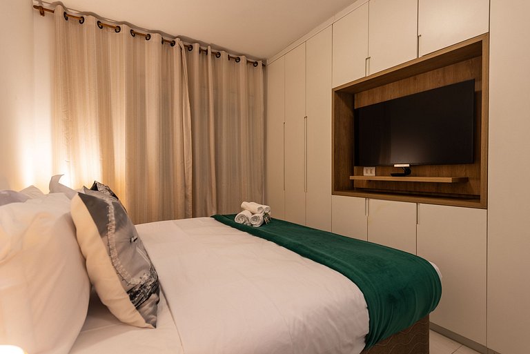 M1/103-Apto Einstein para 6 pessoas com cama King