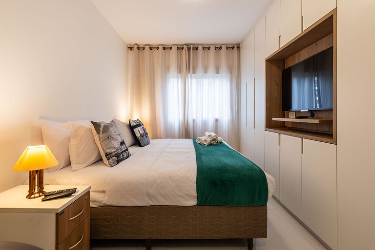 M1/103-Apto Einstein para 6 pessoas com cama King