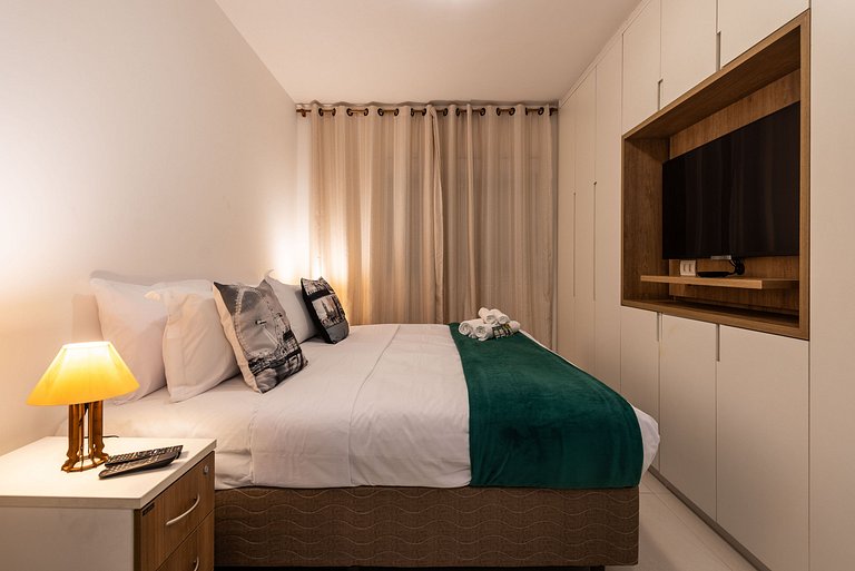 M1/103-Apto Einstein para 6 pessoas com cama King