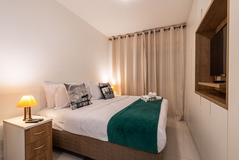 M1/103-Apto Einstein para 6 pessoas com cama King