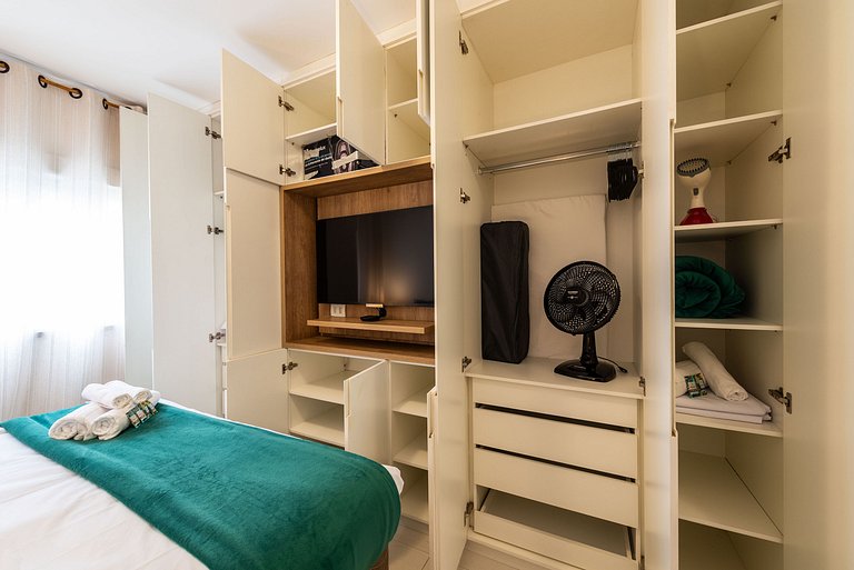 M1/103- 2Q Casal+Vaga+WiFi p/ 6P MorumBIS&Einsten