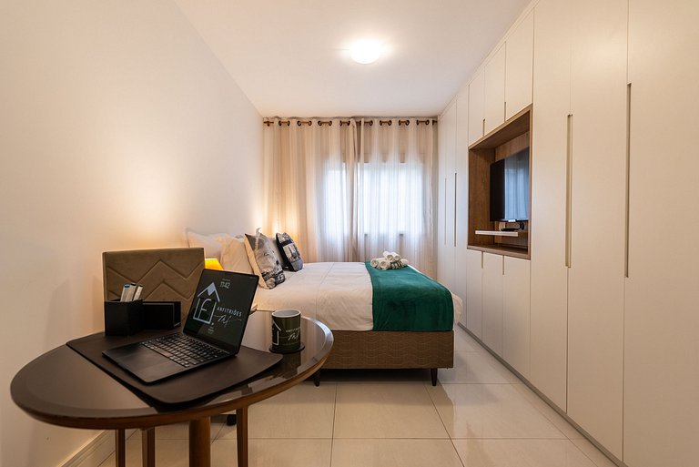 M1/103- 2Q Casal+Vaga+WiFi p/ 6P MorumBIS&Einsten
