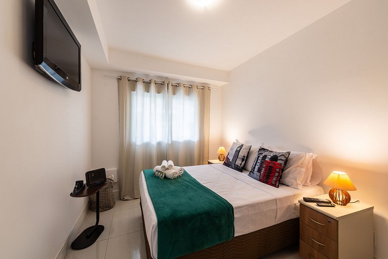 M1/103- 2Q Casal+Vaga+WiFi p/ 6P MorumBIS&Einsten
