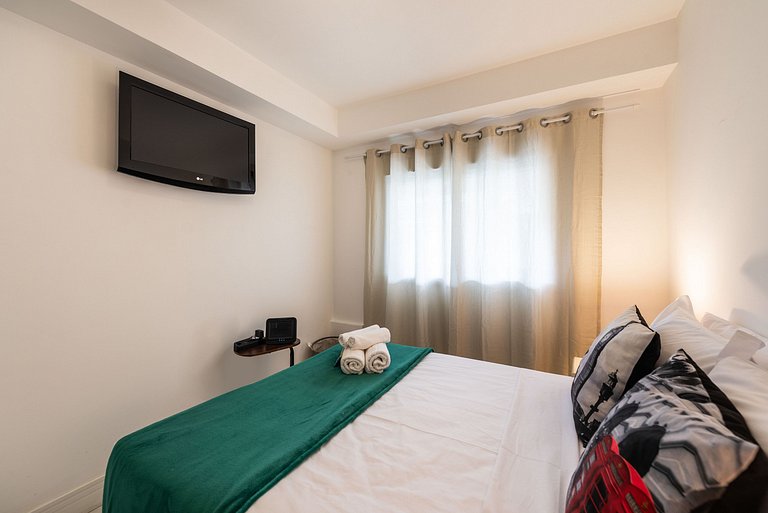 M1/103- 2Q Casal+Vaga+WiFi p/ 6P MorumBIS&Einsten