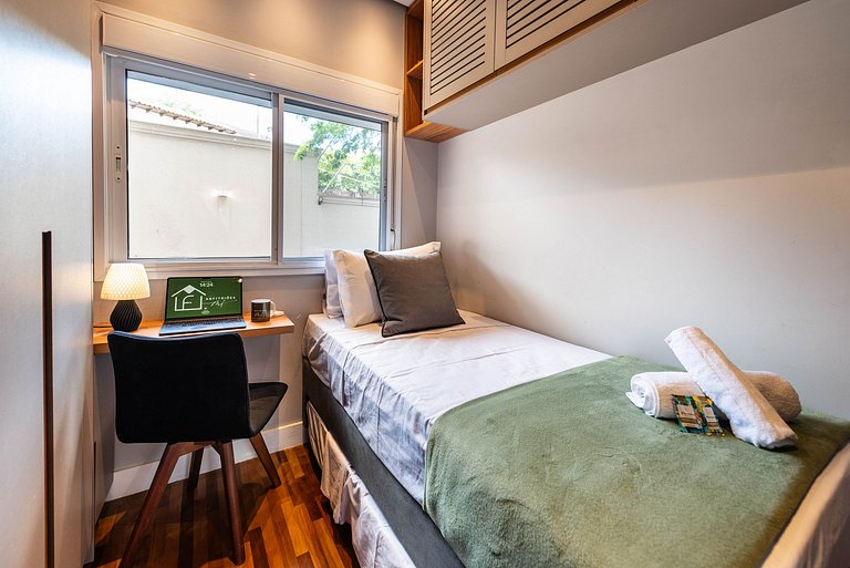 A6/G04-Garden 2 quartos e churrasqueira - Morumbis