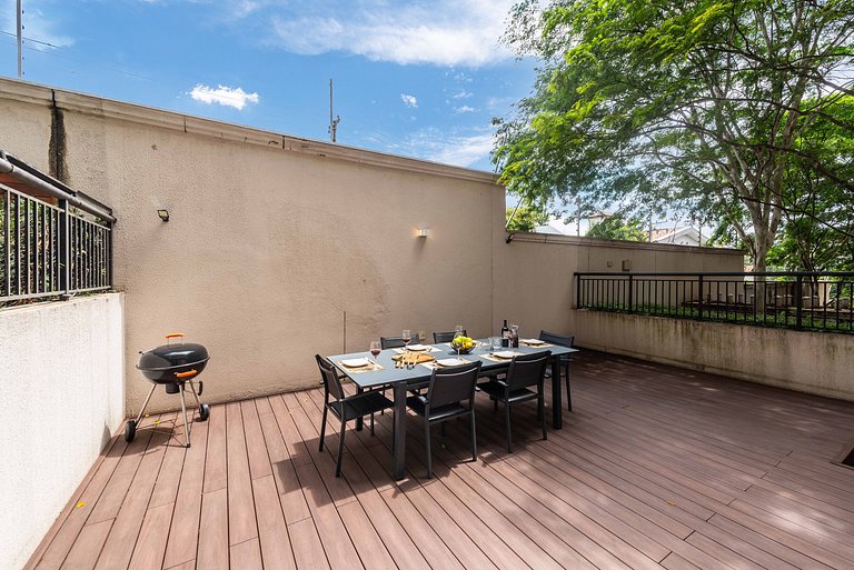 A6/G04-Garden 2 quartos e churrasqueira - Morumbis