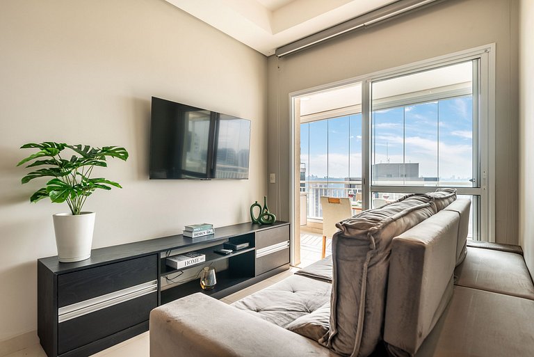 TA/2101-Faria Lima com 2Q, Piscina, 1 Vaga, AC