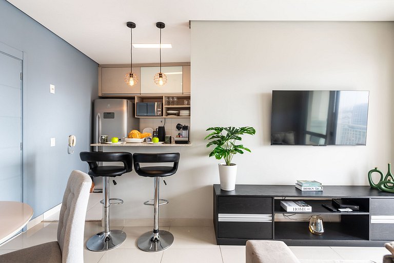 TA/2101-Faria Lima com 2Q, Piscina, 1 Vaga, AC