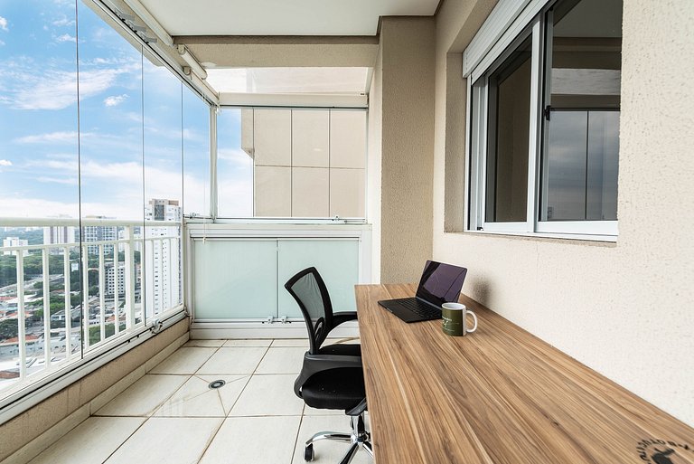 TA/2101-Faria Lima com 2Q, Piscina, 1 Vaga, AC