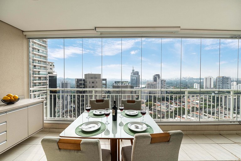 TA/2101-Faria Lima com 2Q, Piscina, 1 Vaga, AC