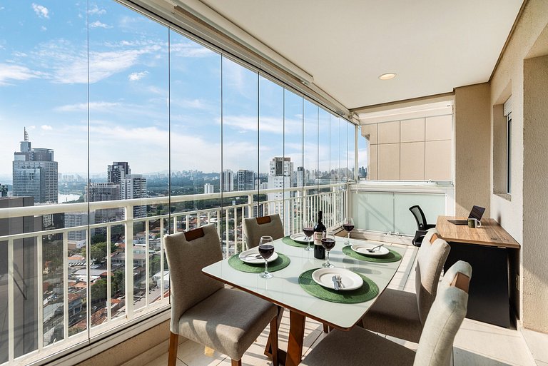 TA/2101-Faria Lima com 2Q, Piscina, 1 Vaga, AC